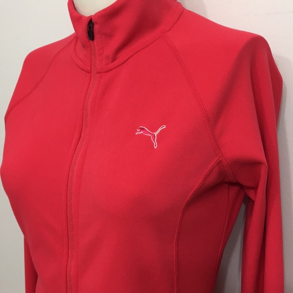 Puma Salmon Red Jacket Size Small - Picture 5 of 14